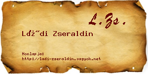Ládi Zseraldin névjegykártya